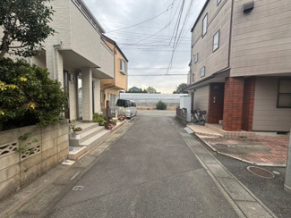 【前面道路含む現地写真】 | 川越市今泉　建築条件なし売地　JR川越線『南古谷駅』徒歩20分　【南古谷小学区】