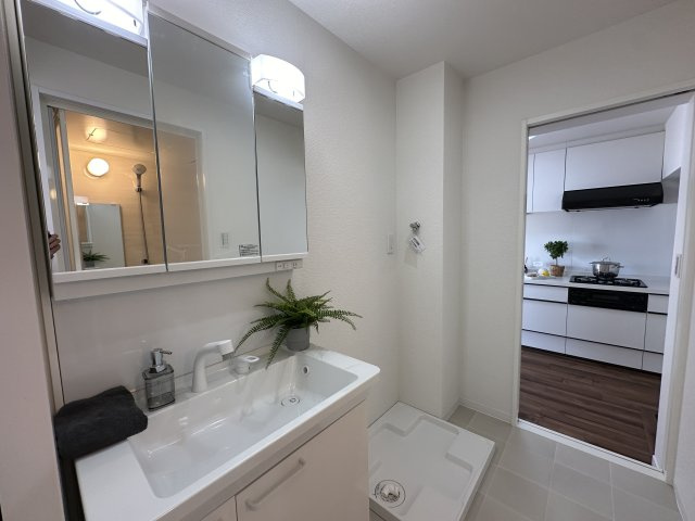 泉大津市北助松第二次団地４棟の独立洗面台