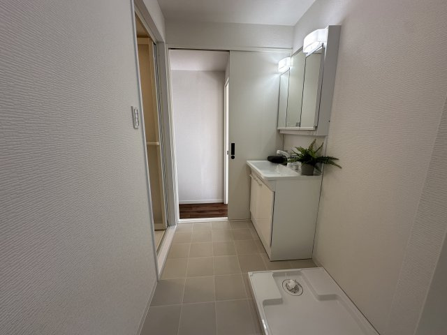 泉大津市北助松第二次団地４棟の洗面所