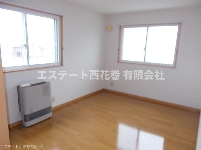 エスポワール松園Ｂの寝室|北側洋室。ＦＦ暖房あり（ガス）