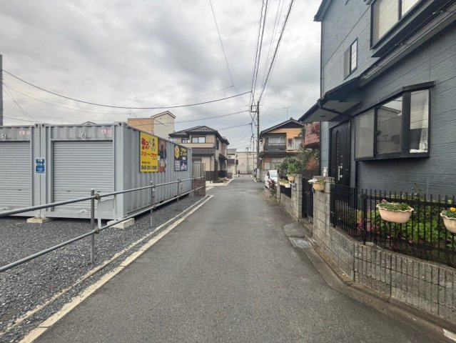 川越市神明町　建築条件なし売地　東武東上線『川越市駅』バス5分　【川越小学区】の前面道路含む現地写真