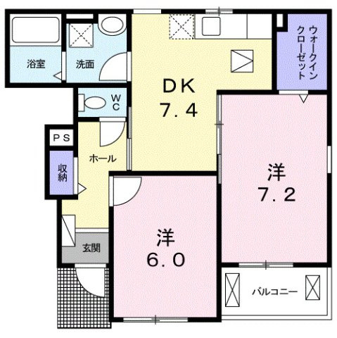 ヴィラ・ナチュレの間取り