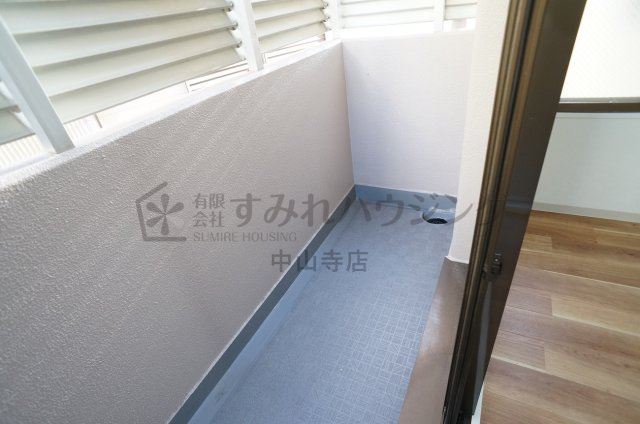 グラン・ドムール宝塚売布南のバルコニー