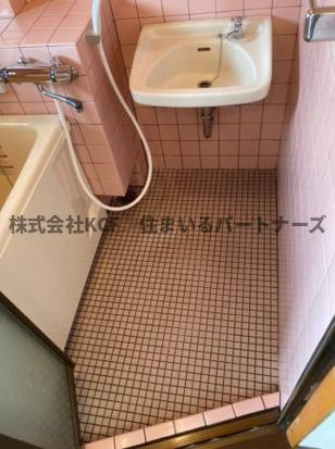 OAK VILLA 久留米の洗面所|スペースが確保できる洗面所です