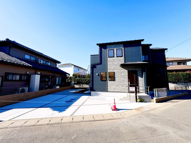 伊勢崎市上植木本町　新築住宅 1号棟の外観