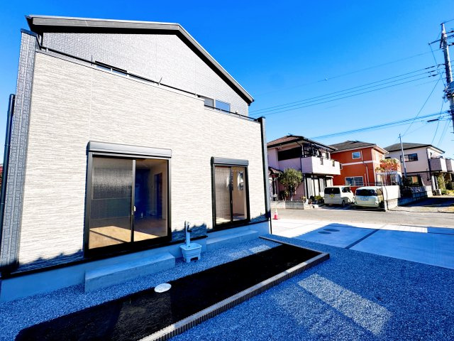伊勢崎市上植木本町　新築住宅 1号棟の外観