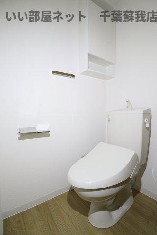 ウィンドテラス千葉寺のトイレ|コンパクトで使いやすいトイレです