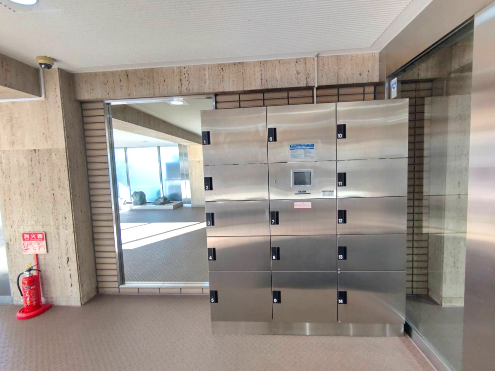 シーサイドコーポ芦屋のその他共用部分|不在時でも受取り可能な宅配BOXがございます。