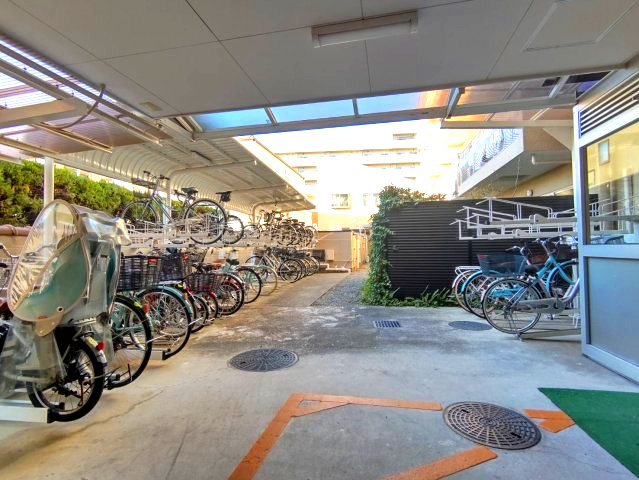 シーサイドコーポ芦屋の駐輪場|駐輪場