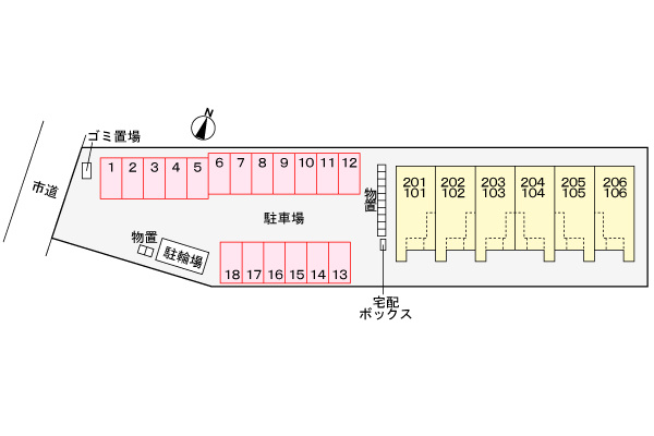 Ｔ´ｓハウスⅡの駐車場|駐車場