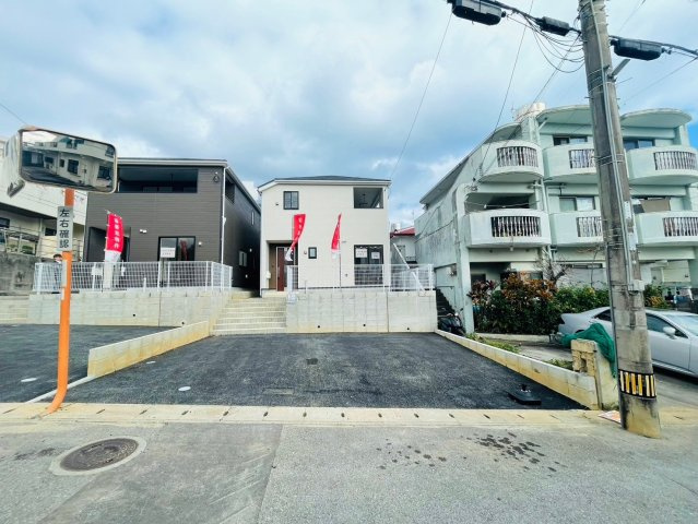 ♡♡うるま市石川東山第１-2号棟(全2棟)の駐車場|現地撮影2025.1月