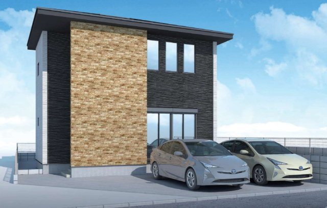 【仲介手数料無料】狭山市富士見４期全１棟　狭山市の新築住宅なら西武ハウジングの外観パース