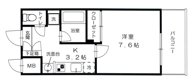 グッドヘルスビルの間取り|グッドヘルスビル　302　