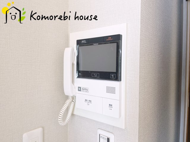 新大宮パークホームズの防犯設備|モニター付インターホンです