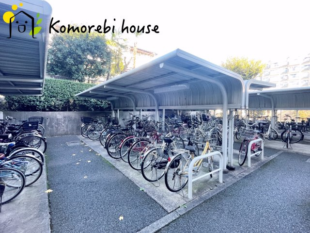 新大宮パークホームズの駐輪場|駐輪場です