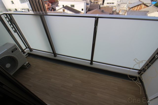 グランフォルテ田川のバルコニー