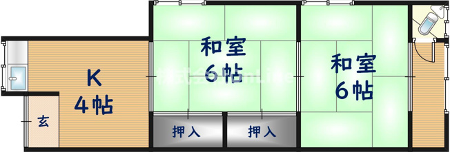 【間取り】 | ハイツ石村
