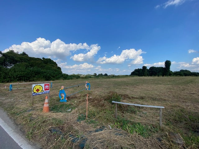 下野市花田　土地の外観