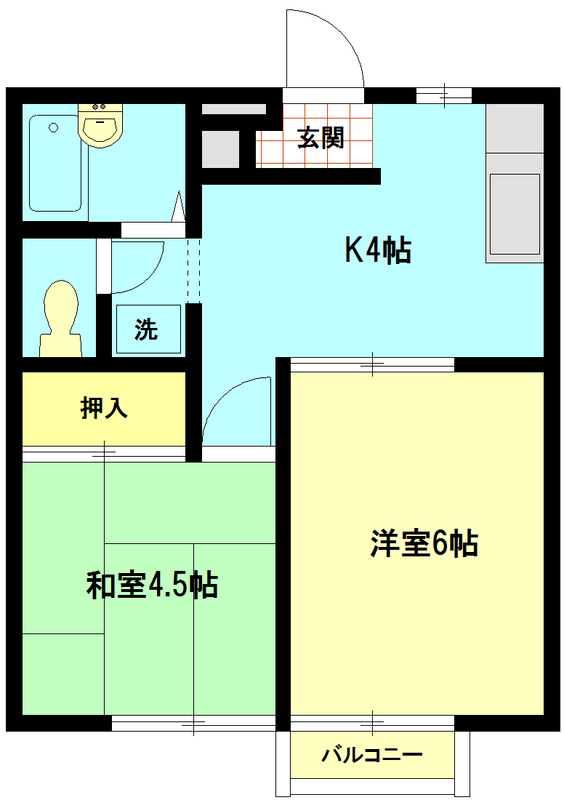 クリドタマナワの間取り