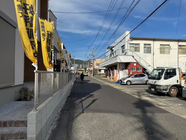 ーARCHI DAYSーアーキデイズ小倉南区沼本町1丁目　【小倉南区　新築戸建て】の前面道路含む現地写真|JR下曽根駅　徒歩24分　【小倉南区　新築戸建て】
