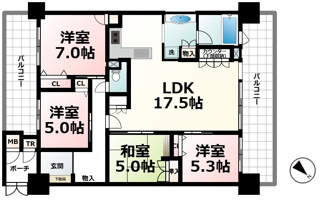 【間取り】 | グランスイート近江・臨湖庵
