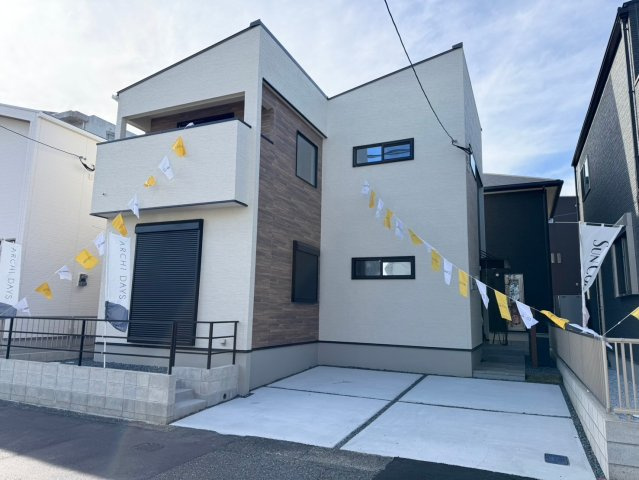 ーARCHI DAYSーアーキデイズ小倉南区沼本町1丁目　【小倉南区　新築戸建て】の外観|デザインプロ集団クラフトアールとのコラボ住宅♪　【小倉南区　新築戸建て】