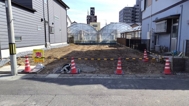 ６４４２２　岐阜市島田東町土地の外観