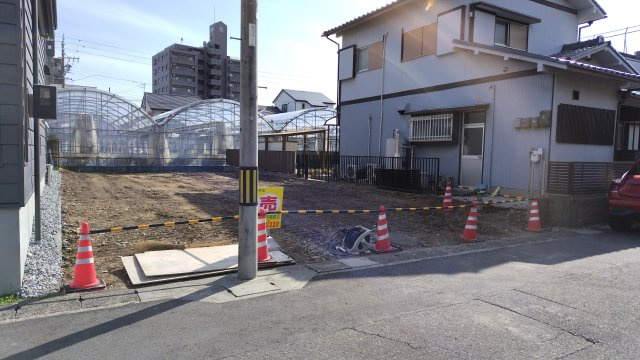 ６４４２２　岐阜市島田東町土地の外観