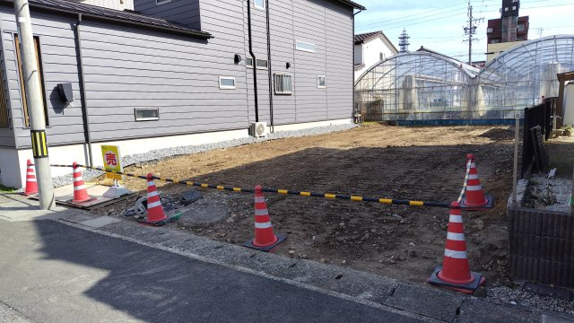 ６４４２２　岐阜市島田東町土地の外観