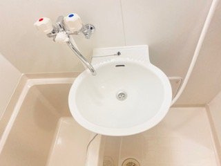 レオパレスＴａｋａｒａｚｕｋａの独立洗面台