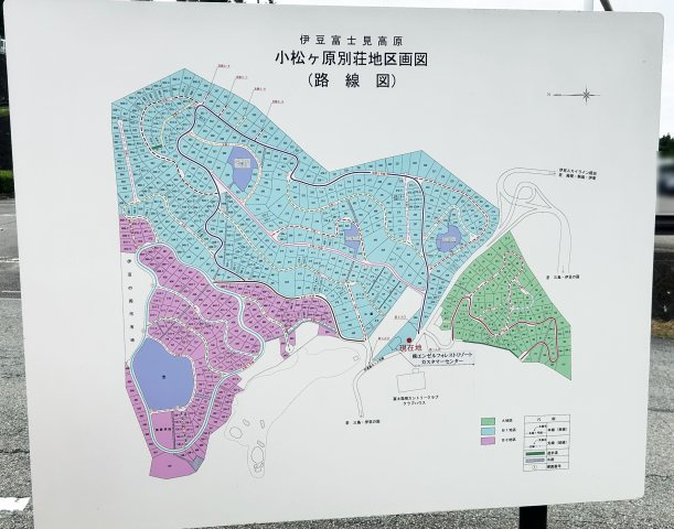 エンゼルフォレスト伊豆富士見高原小松ヶ原①のその他|区画図