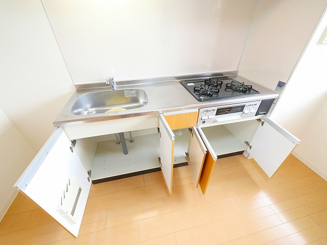 マンション南京終のキッチン|使いやすいキッチンです