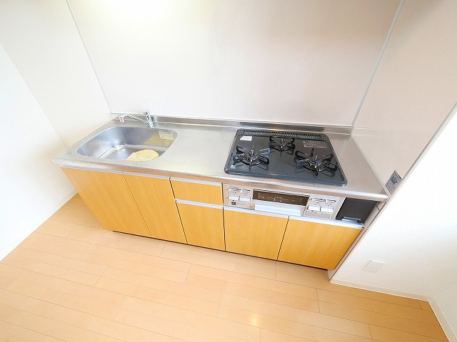 マンション南京終のキッチン|キッチンでお料理をお楽しみください