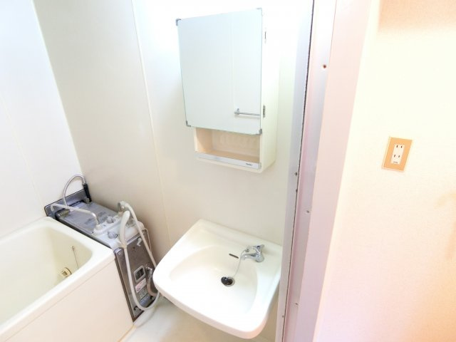 グリーンヒルA棟の洗面所|同物件別部屋