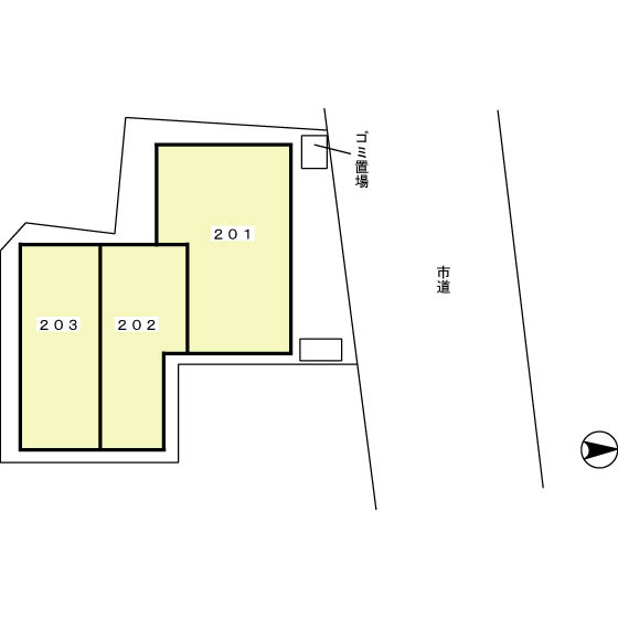 Sunshine Hillsの区画図