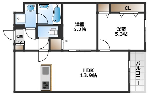 【間取り】 | Adi Ⅰ