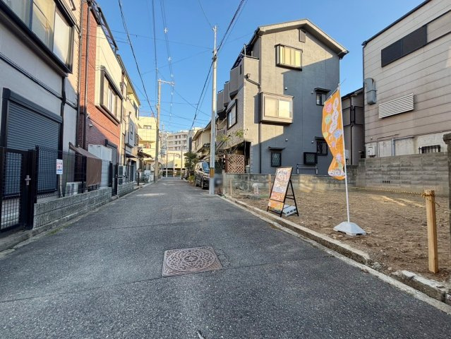 北柳川町　建築条件無土地の前面道路含む現地写真