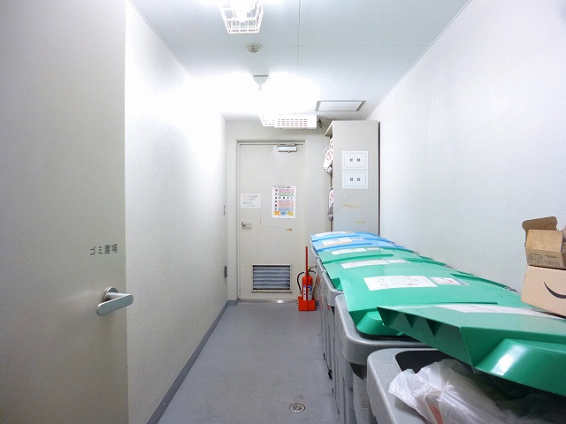 ParkAxis秋葉原の設備|パークアクシス秋葉原の２４時間利用可能なごみ置き場です