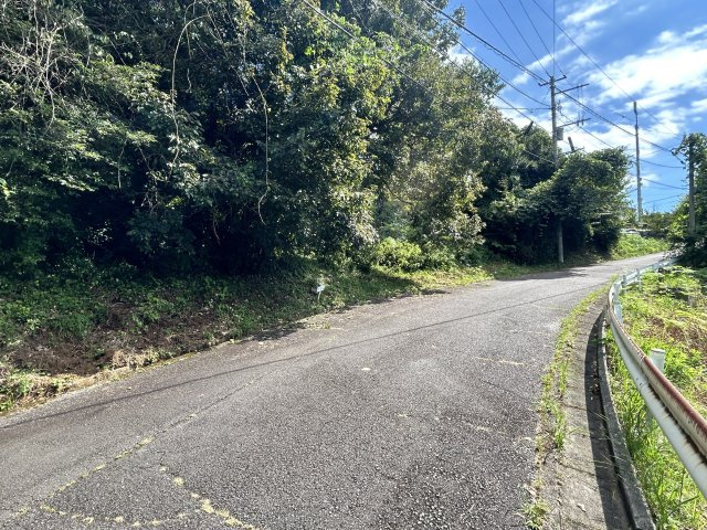伊豆富士見ニュータウン別荘地⑪の前面道路含む現地写真