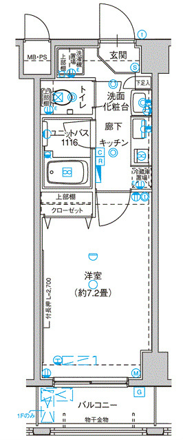 ヴェルト新川崎の間取り