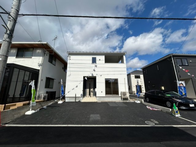 新築戸建　長野市西和田の前面道路含む現地写真