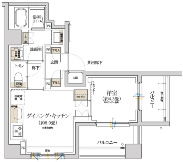【間取り】 | Brillia中野
