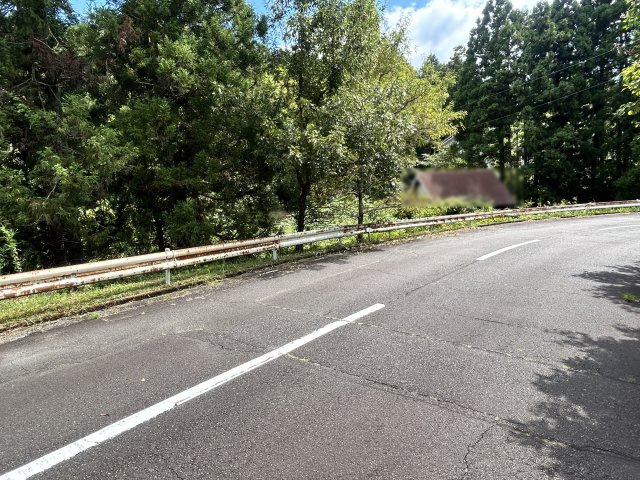 伊豆富士見ニュータウン別荘地⑭の前面道路含む現地写真