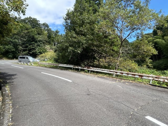 伊豆富士見ニュータウン別荘地⑭の前面道路含む現地写真