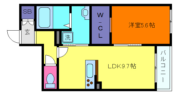 MOCXION御影の間取り