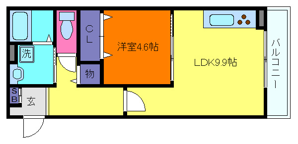 MOCXION御影の間取り