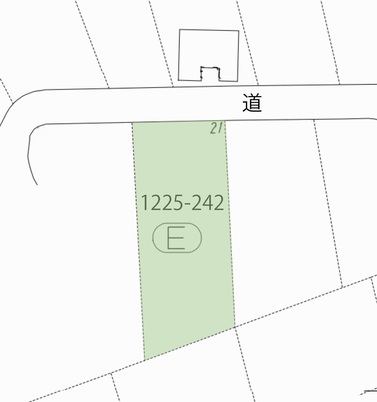 伊豆富士見ニュータウン別荘地⑮の土地図
