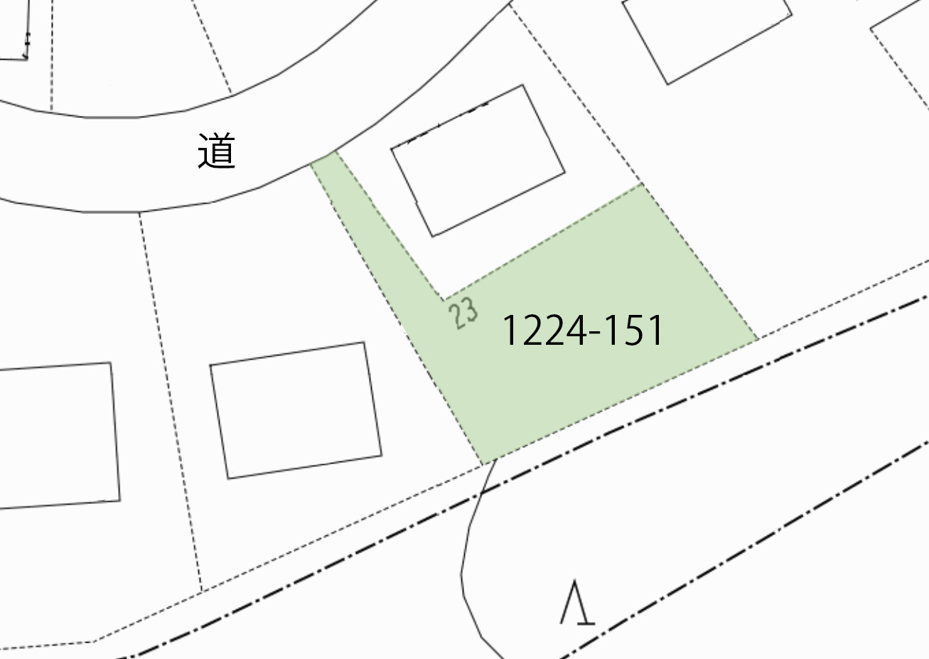 伊豆富士見ニュータウン別荘地⑯の土地図