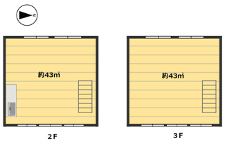 【間取り】 | 【屋上有】西ノ京伯楽町　テナント