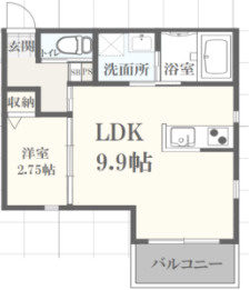 ボヌール英賀保駅前Ⅰの間取り
